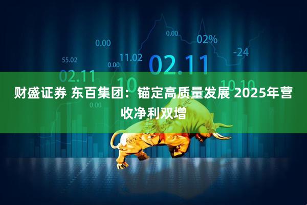 财盛证券 东百集团：锚定高质量发展 2025年营收净利双增